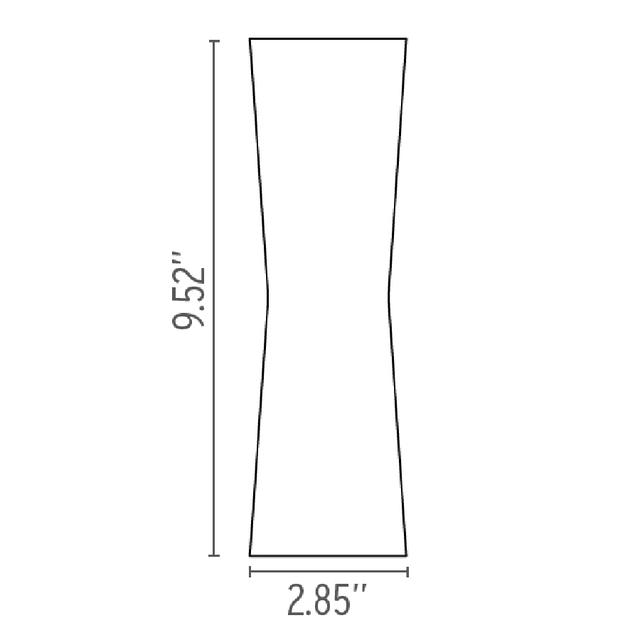 flos clessidra outdoor wall lamp specs