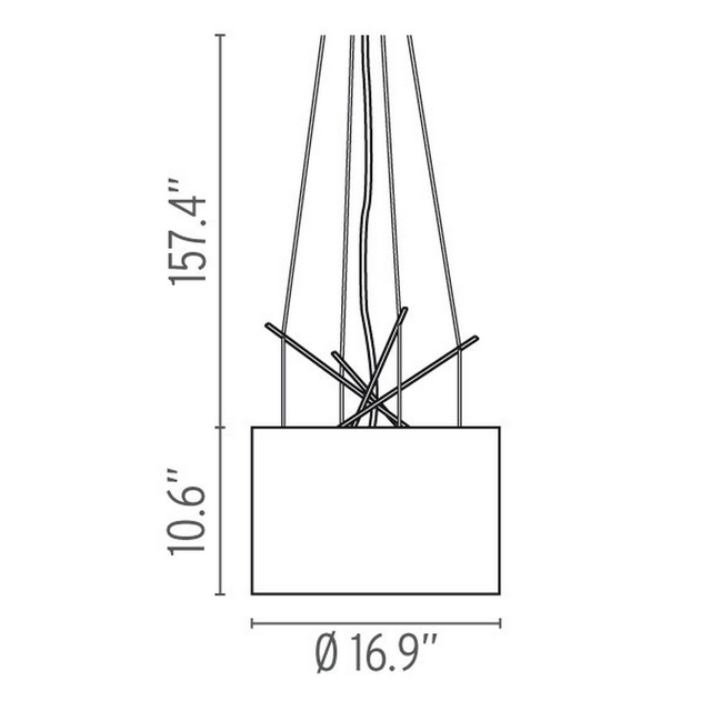 flos ray s suspension lamp specs