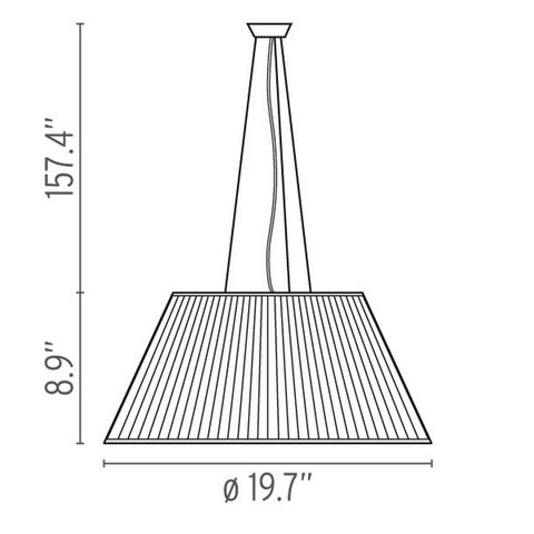 flos romeo moon s2 suspension lamp specs