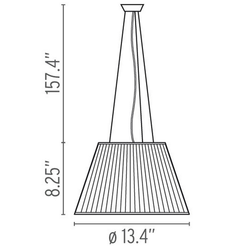 flos romeo moon s1 suspension lamp specs