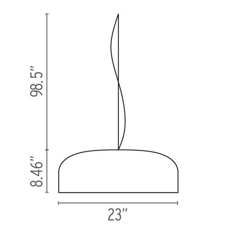 flos smithfield s suspension lamp specs