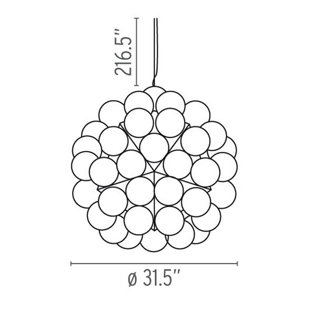 flos taraxacum 88 suspension lamp specs