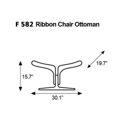 ribbon ottoman | Artifort