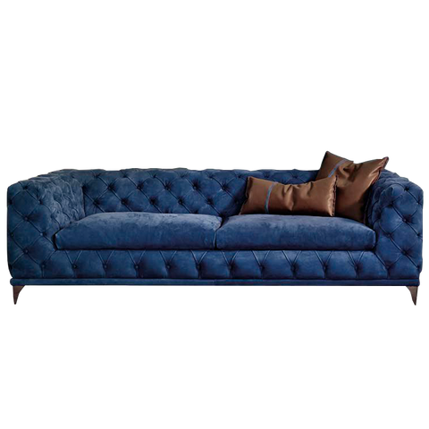 gamma aston sofa in blue