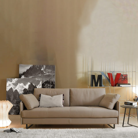 gamma swing sofa staged