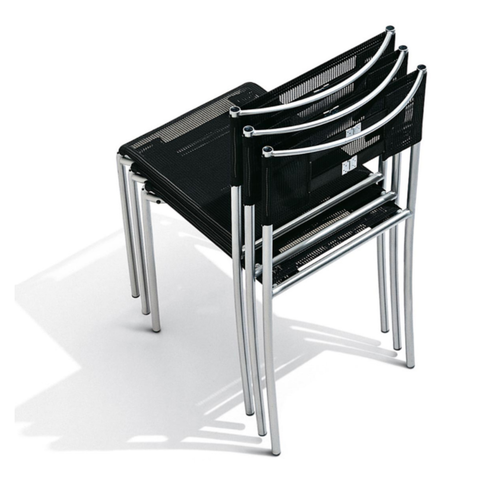 green gemini stacking chair | Alias