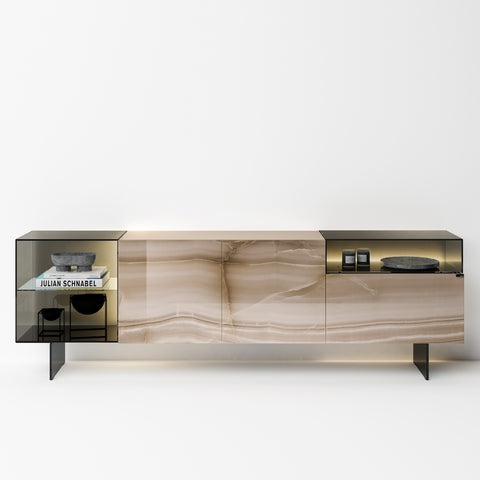 36e8 glass sideboard | Lago