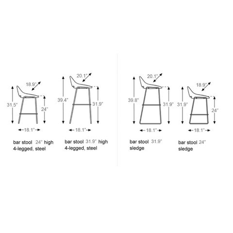 beso metal leg stool | Artifort
