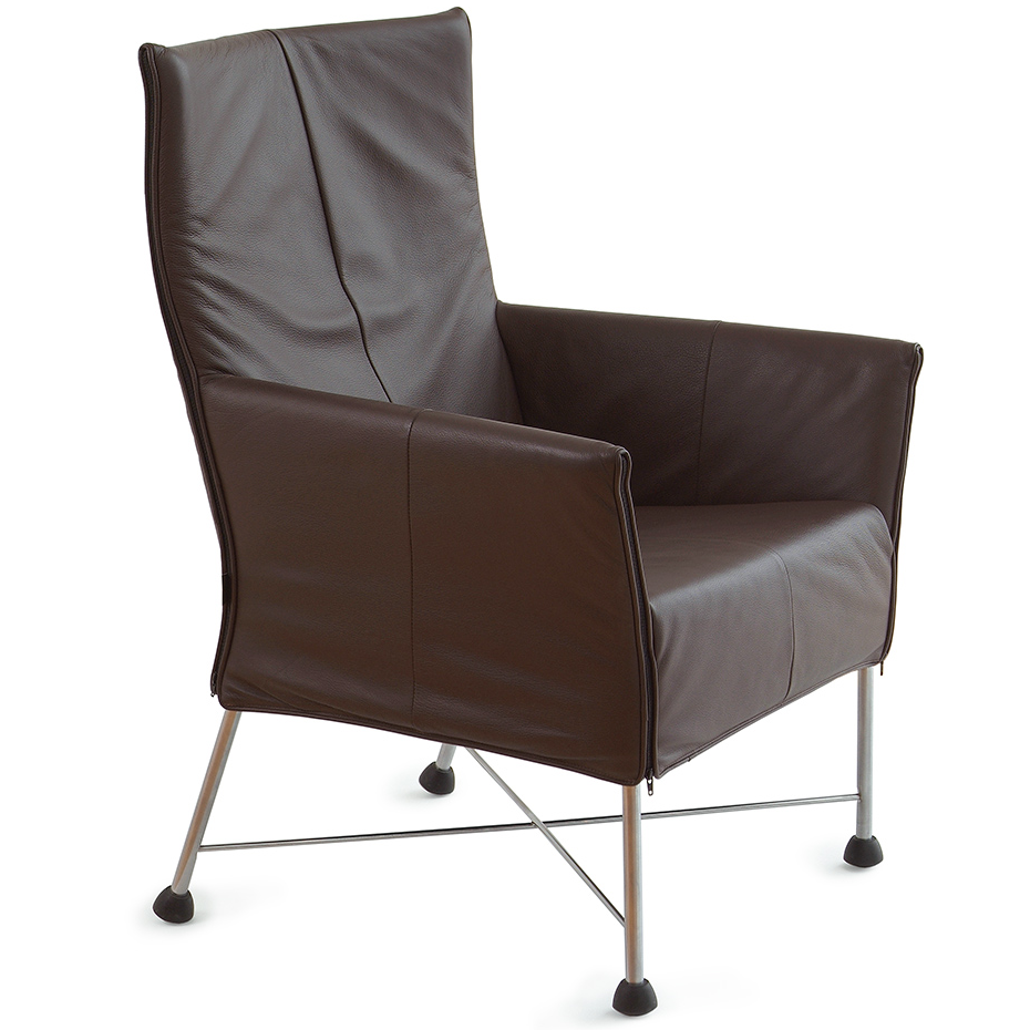 Panter Zuidelijk strip montis charly lounge chair | modern leather chairs