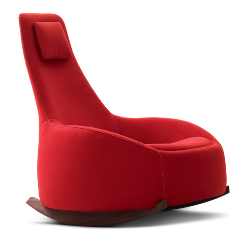 montis dim sum rocking chair in red