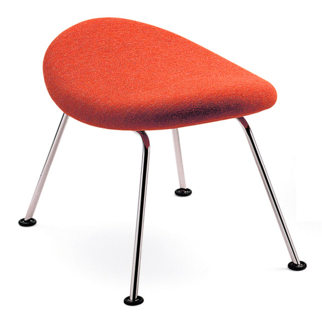 artifort orange slice ottoman in orange