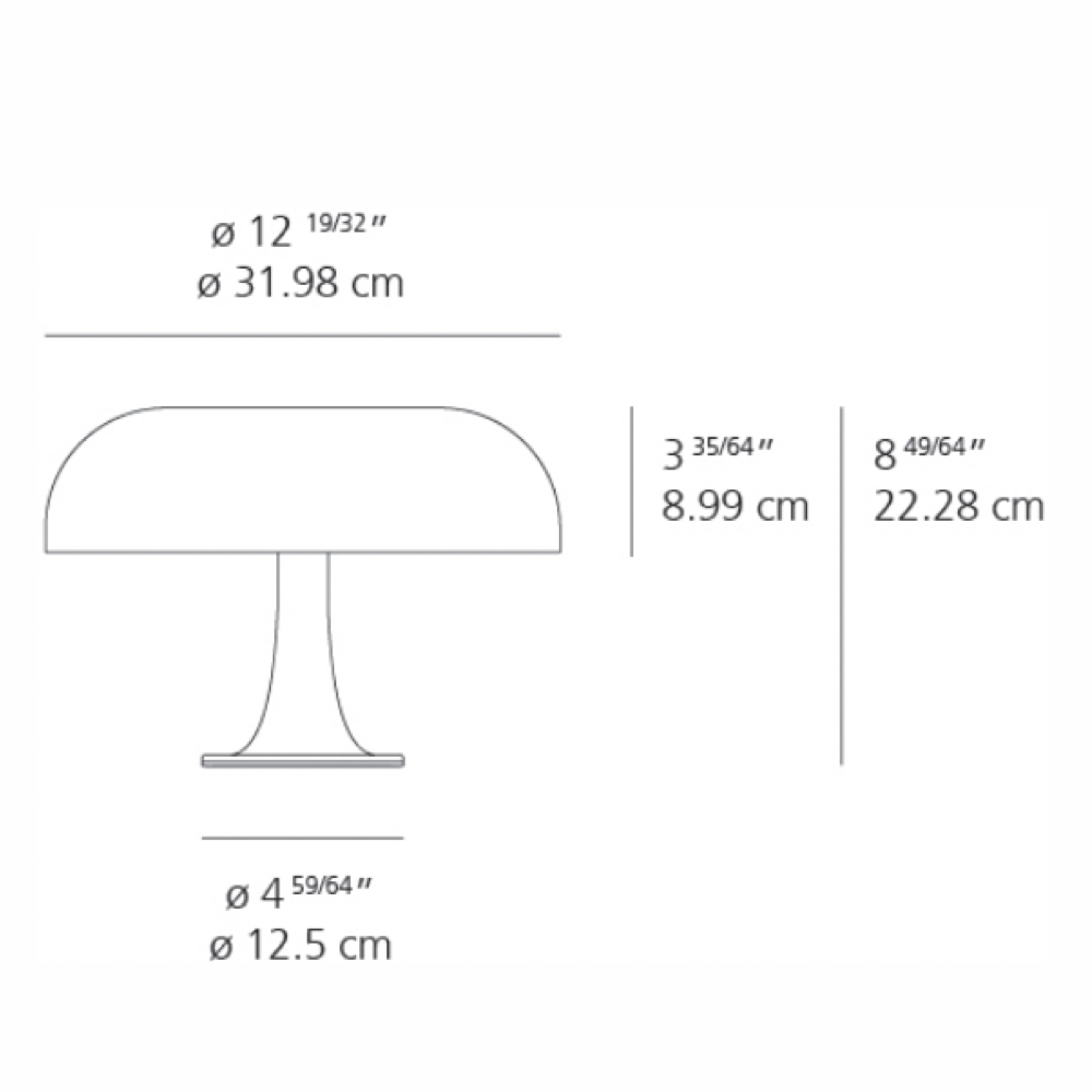 Lampada da tavolo Nesso di Artemide in ABS, 00560 Artemide