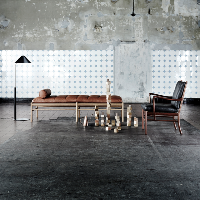 carl hansen ole wanscher 150 daybed with neck pillow