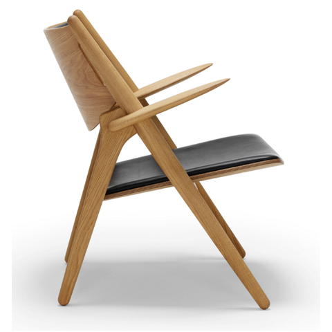 carl hansen ch28p upholstered easy chair