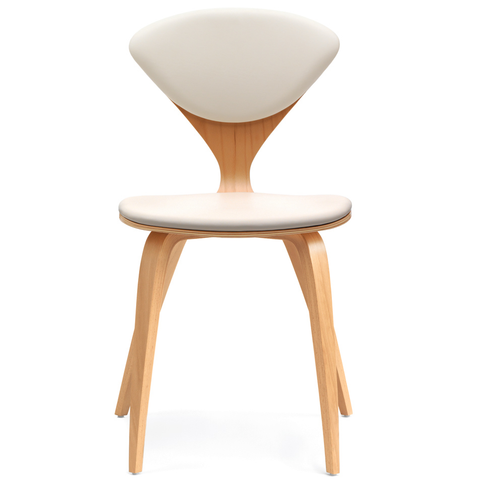 cherner side chair with upholstered seat & back