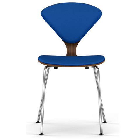 cherner stacking chair with upholstered seat & back