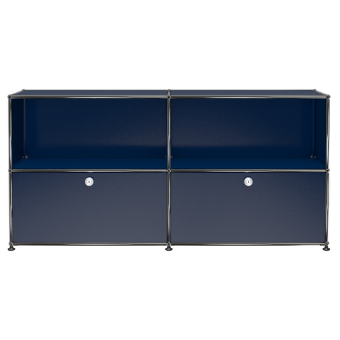 usm haller credenza c2af in steel blue 