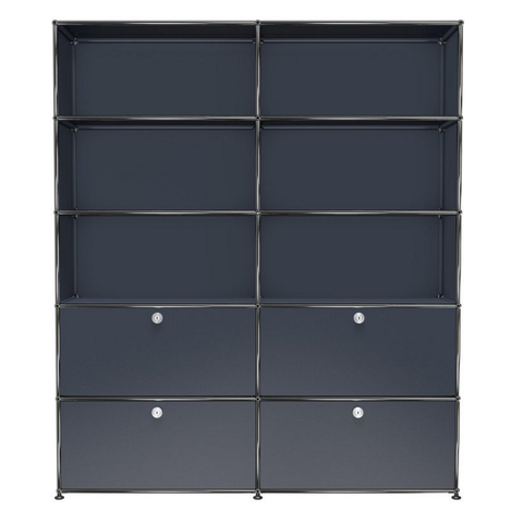 usm haller shelving r2 in anthracite